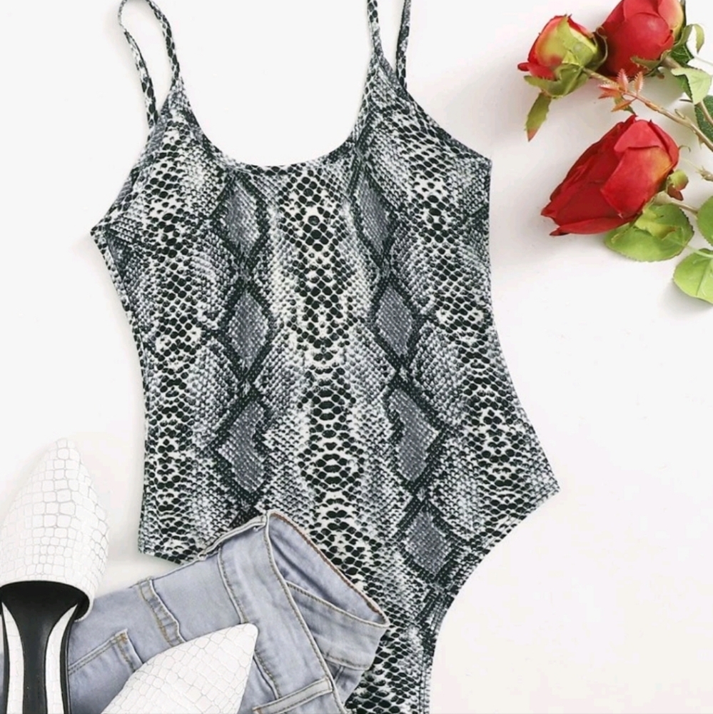 Snake skin bodysuit